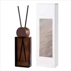 Glass Reed Diffuser Bottle 150ml 200ml 350ml with Wooden Cap