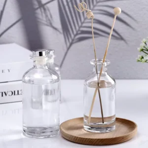 Glass Reed Diffuser Bottles 90ml 200ml 300ml 500ml Empty Aroma Oil Diffuser Bottles