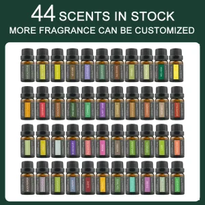 Global 44 Scents 10ml 100% Pure Plant Essential Oil For Aromatherapy & Massage