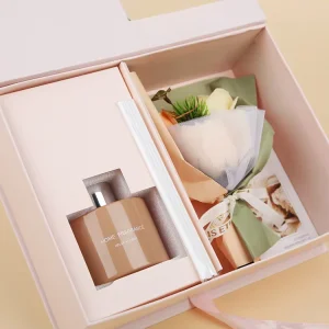 Gloway Logo Creative Birthday Gift Box Set Perfume Set With Packaging Boxes Aroma Diffusers Fragrance With Flower