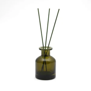 Green Round 120ml Essential Oil Glass Reed Diffuser Bottle