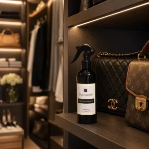 Gym Locker Gear Refresh 300ML Black Bottle Textile Spray for Athletic Wear Retail Shelf Display Custom Logo Export Carton