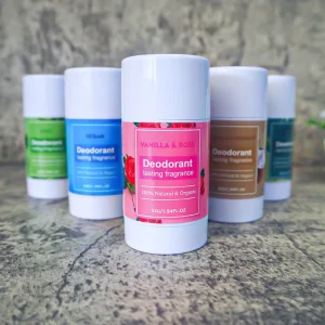 HANLINGER Custom Logo Natural Organic Vegan Perfume Whitening Underarm Antiperspirant Deodorant Stick