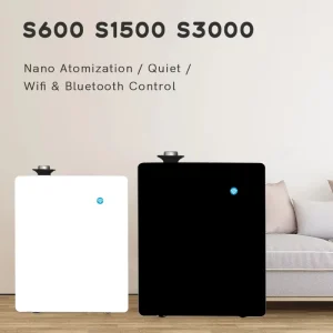 HVAC Commercial Scent Diffuser Aroma Air Fragrance Machine with WIFI BT Control 150ml New Smart App Nebulizer 600CBM Hotel Home