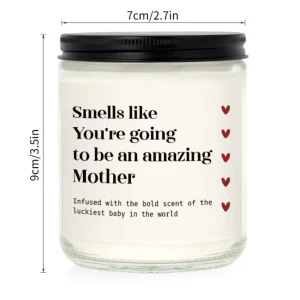 HYGEA Funny Wedding Gifts Bachelorette Bridal Shower Gift Bride 7oz Lavender Eucalyptus Scented Glass Jar Soy Wax Candle