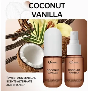 Hair&Body Fragrance Mist Coconut Vanilla Long Lasting Fragrance Perfume Spray Scent Luxury Perfume Gift Body Mist OEM