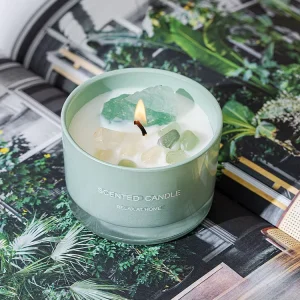 Hand Poured Luxury Crystal Soy Wax Scented Candles Custom Scent Eco Friendly Home Decoration Wedding Holidays New Graduation