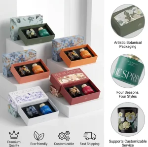 Handcraft Customize Four Seasons Long lasting Fragrance Aromatherapy Candle Easter Eco Friendly Companion Gift Box Set Premium