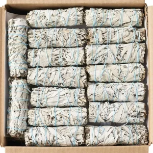 Handcrafted 4 Inch White Sage Sticks Fresh Natural California Sage For Cleansing House Negative Energy And Smudging Rituals