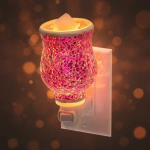 Handcrafted Ceramic Plug in Warmer Decorative Electric Aroma Lamp Candle Warmer Eco Friendly Indoor Outdoor Home Fragrance Spa