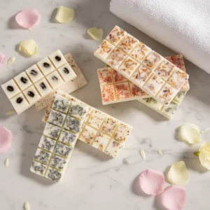 Handmade 100% Natural Soy Wax Cubes Lavender Pine Osmanthus Coffee Scented Wax Melts Essential Oil for Christmas Decorations