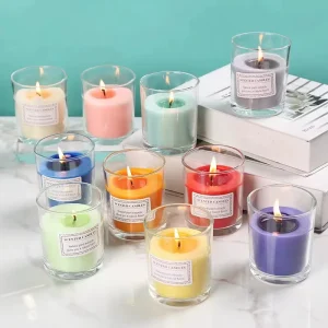 Handmade Aroma Gift Box Set Scented Candle Transparent Clear Glass Candle