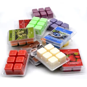 Handmade Blueberry Scent Clamshell Snap Pack Soy Wax Melt 6pk