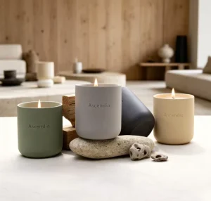 Handmade Ceramic Jar Eco Friendly Aromatherapy Soy Wax Scented Candle Decorative Home Fragrance Gift Thanksgiving Easter OEM ODM