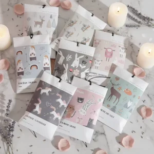 Handmade Customizable Car Scent Air Freshener Sachets Dried Flower Material 60-90 Days Volatilization Multi-Scent