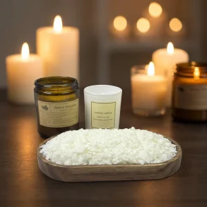 Handmade Flake Soy Candles Wax Granule 100% Organic Environment Friendly for Mold Container Candle Making Bulk Soy Wax