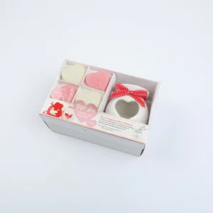 Handmade Heart Shaped Paraffin Wax Scented Candle Melts Set Customized Fragrance for Home Decoration Air Fragrance