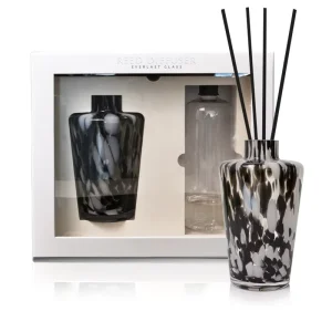 Handmade Leopard Glass Reed Diffuser Bottle Aroma Fragrance Oil Gift Set With Box