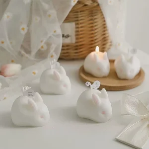 Handmade Little Rabbit Aromatherapy Candle TZ-01 for Home Decor and Photo Props