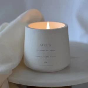 Handmade Luxury Aromatic Scented Candles Ceramic Jars Elegant Simplicity Soy Wax Scented Candle
