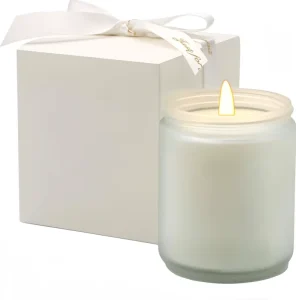 Handmade Modern Natural Soy Wax Morning Autumn Scented Round Candles Thanksgiving & Fall Decor Gift Box for Women