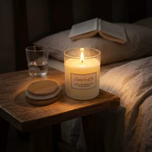 Handmade Modern Organic Soy Wax Scented Glass Candle Aromatherapy Votive Home Decoration for Diwali Birthdays Graduations