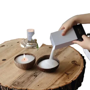 Handmade Modern Palm Wax Candles Environment Friendly Vegan Non Toxic Long Burning Diwali Easter Wedding New Year Home
