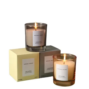 Handmade Modern Soy Wax Aromatherapy Candles Long-lasting Glass Jar for Valentine’s Day Wedding Easter Ramadan Occasions