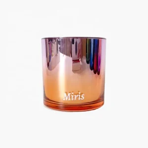 Handmade Non Toxic Soy Wax Gradient Private Label Jars Luxury Glass Candle Jar Scented Candles Luxury With Lids