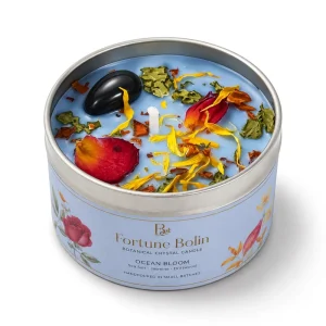 Handmade Organic Soy Wax Scented Candle Healing Stones Customizable Aroma Home Decoration Aromatherapy Candle