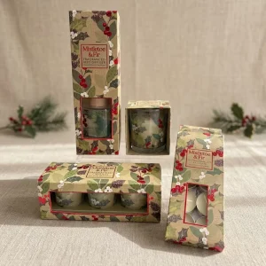 Handmade Paraffin Wax Scented Candles Glass Jar Wedding Decor Aromatherapy Gift Box Set for Thanksgiving Ramadan New Year