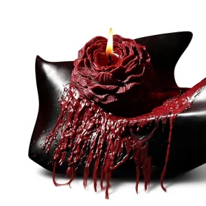 Handmade Peony Flower Low Temperature Ylang Ylang Scented Aromatherapy Candle for Adult Romantic Training Game