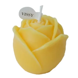 Handmade Rose Scented Soy Wax Candle Romantic Eco Friendly Souvenir