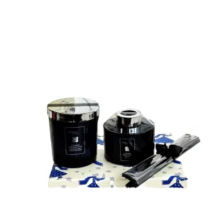 Handmade Soy Wax Candle Gift Set Velvet Rose & Oud Scent Luxury Home Fragrance for Christmas Valentine’s & Birthdays