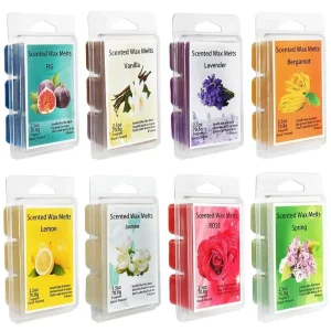 Handmade Soy Wax Melts Tablets Aromatherapy Scented Glass Jar Packaging Organic Non Toxic Holiday & Bars Decor