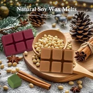 Handmade Winter Scented Soya Wax Melts Custom Long lasting Wax Tarts Home Fragrance Gifts Soy Wax Cubes Scents Candles