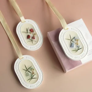 Hanging Rectangle Aroma Plaster Wax Scent Sachet Home Decor Fragrance Diffuser with Long Lasting Aroma 3 Month Scent Release