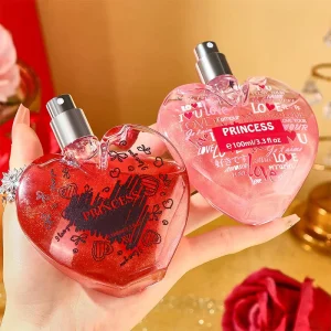 Heart Shape Fragrance Mist Long Lasting No Alcohol Perfume Scent Spray for Woman Hair and Body Mist Spray