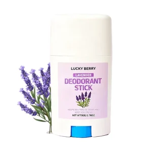 Herbal Vegan & Cruelty Free Deodorant Antiperspirant Cream Femme Body Lavender Balm Stick Unisex