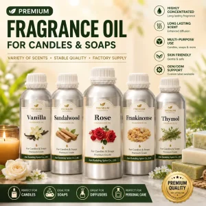 High Concentration Candle Fragrance Oils Bulk Long Lasting Custom Scent Perfume Fragrance Oil for Candle Soap Making