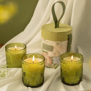 High End Aesthetic Forest Style Soy Wax Aromatherapy Candle Box Long Lasting Scent for Birthday Gifts Wedding Hand Souvenirs