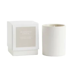 High End Custom Scent Scented Candles Aromatherapy Luxury White Ceramic Candle with Lid