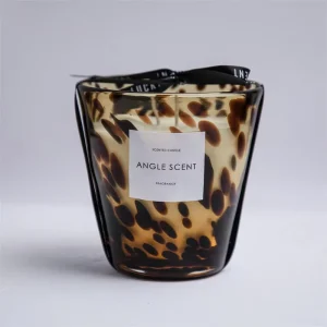 High End Custom Soy Wax Scented Candles Unique Gift Set Hand Blown Glass Jars Candle for Home Perfume