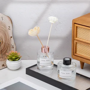 High Quality Aroma Aromatherapy Reed Diffuser 120ml 150ml 200ml Round Reed Diffuser Bottle