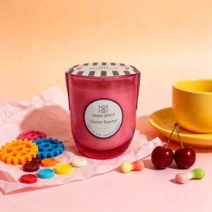 High Quality Bulk Order Home Decor Custom Glass Color Fragrance and Logo Handmade Candles Luxury Soy Wax Scented Candles