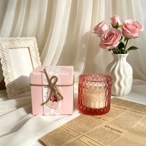 High Quality Custom Fragrance and Logo Christmas Wedding Gift Handmade Candles Luxury Soy Wax Scented Candles