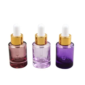 High Quality Customized 15ml 30ml 50ml Color Glass Dropper Bottles for Essential Oils