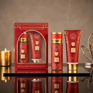 High Quality Dubai Luxury Floral Oriental Perfume Gift Set Long Lasting Sweet Fragrance Lotion Bulk Perfume Set