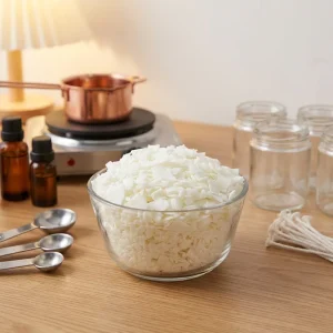 High Quality Eco friendly Soy Wax Handmade Non Toxic DIY Candle Making Premium Flakes for Porcelain Jar Candle