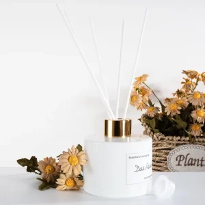 High Quality Large Size 100ml Round Amber Clear Black White 200ml Reed Diffuser Bottle